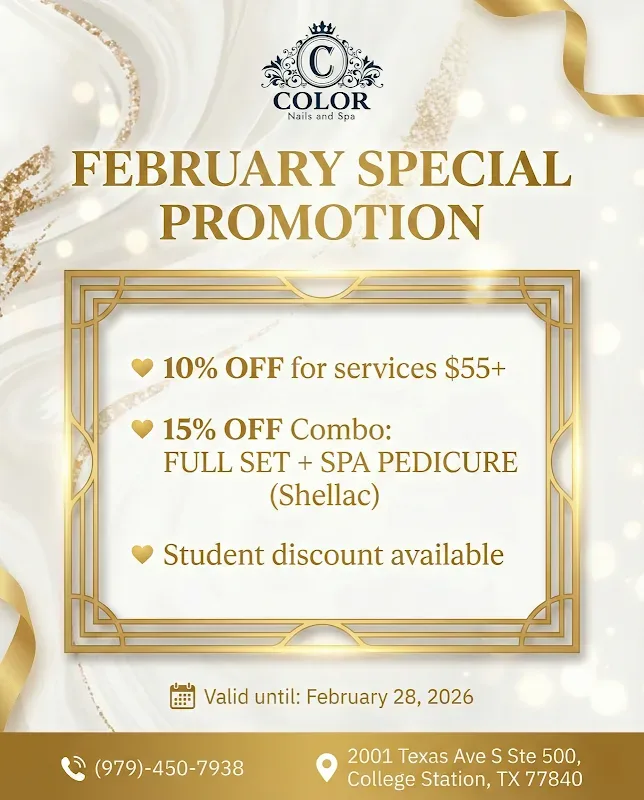 Color Nails Spa — Nail salon in College Station
